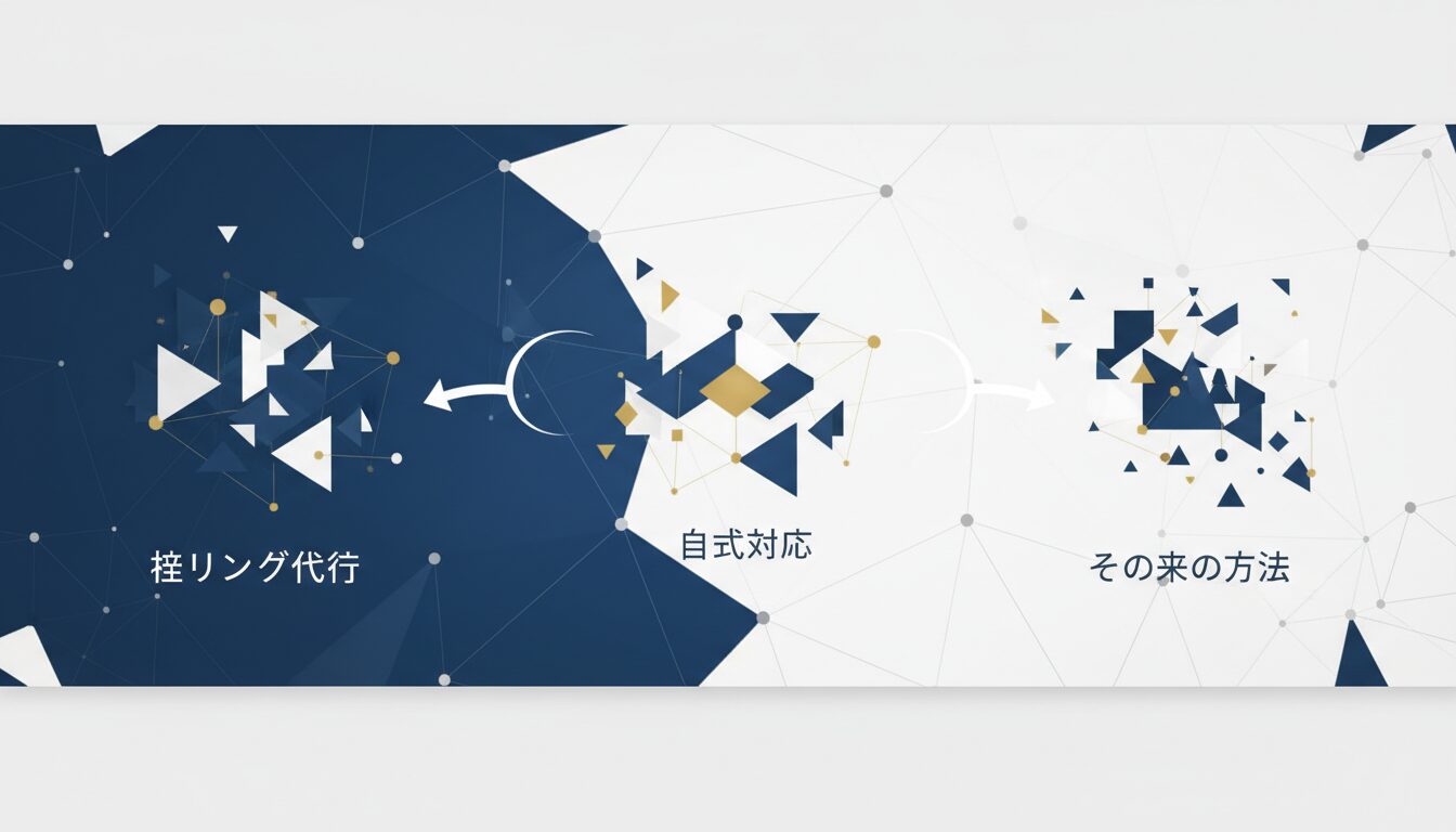代替手段との比較｜被リンク代行 vs 自社対応 vs その他の方法